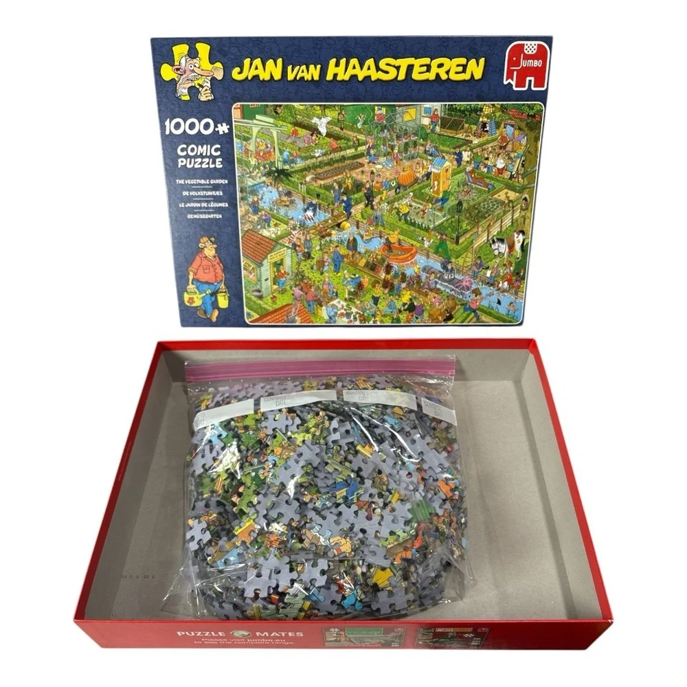 Jumbo Jan Van Haasteren 19057 The Vegetable Garden 1000 Pc Puzzle 2017 MissingPC